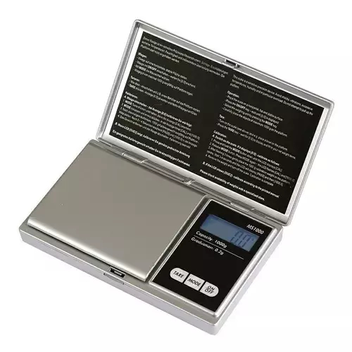 Balanza Digital De Precision 500g / 0.1g Lcd C/ Luz Portable