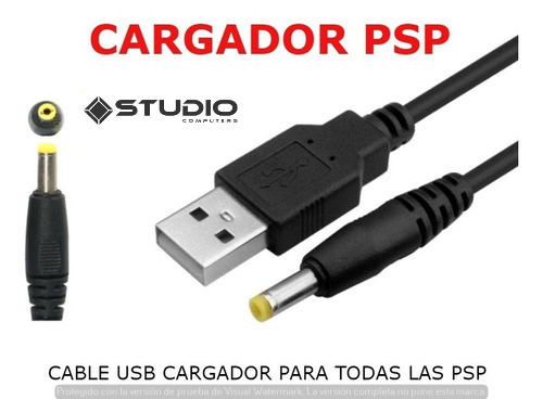 Cable Cargador De Psp Playstation Portable 1000 2000 3000