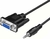 Cable de serie DB9 RS232 a Jack estéreo AUX de 3,5mm para consola Bose Lifestyle System, Cable de serie plomo de 1,8 M