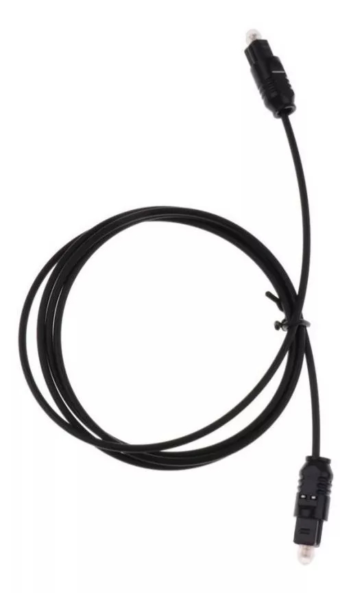 Cable Optico Audio Digital Fibra Toslink Plug A Plug 2 Mts