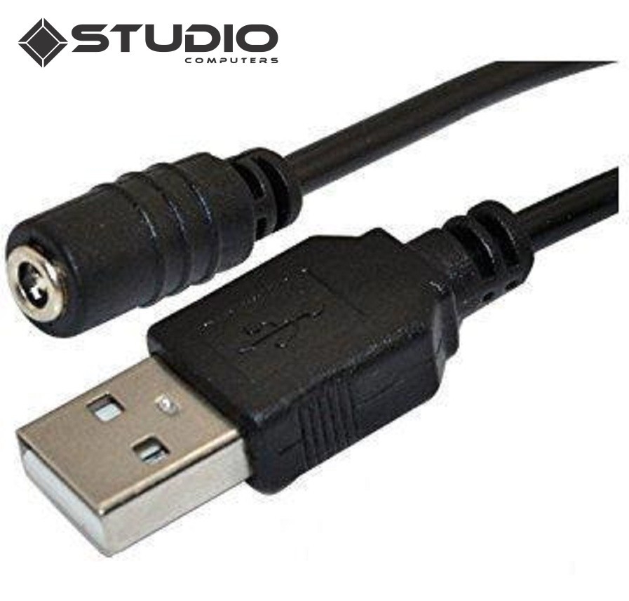 CABLE USB MACHO A DC HEMBRA - STUDIO COMPUTERS