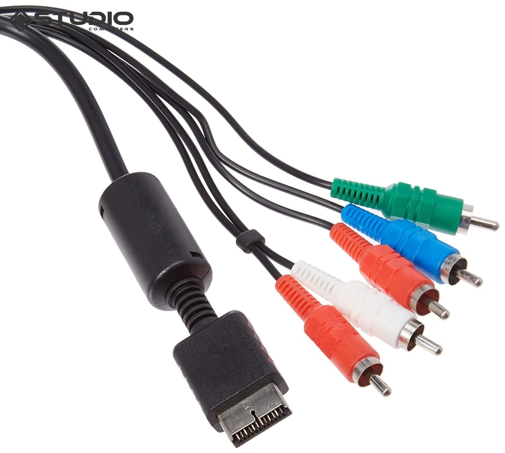 Cable AV componente PS3 de 6 pies, alta resolución HDTV multisalida  compuesto RCA Audio Video Cable para PS2 / PS3 / PS3 consola de juegos  delgada