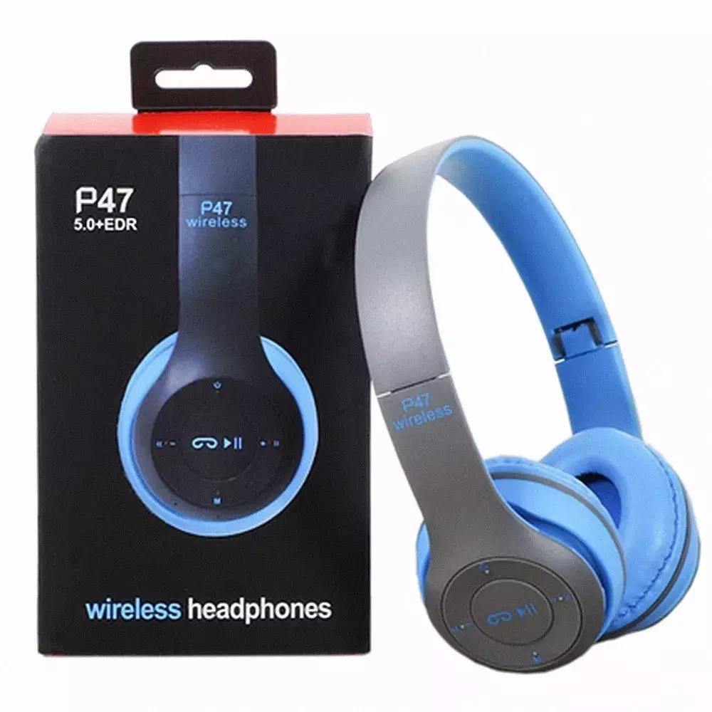 Auricular Bluetooth Inalambrico Lector Sd Mp3 Manos Libres - P47