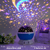 Lampara Velador Proyector Estrella Luna Luz Rgb 360 Usb - rosa en internet