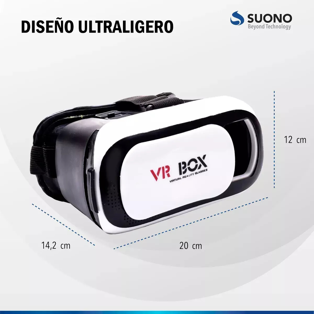 Gafas 3d Realidad Virtual Vr Box + Control - Waka Tienda Online