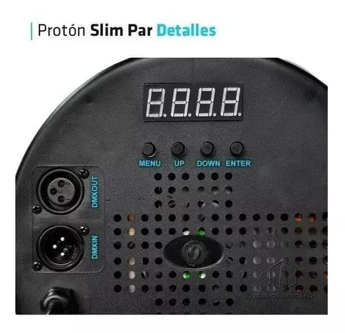 Combo 2 Proton 54 Led Tacho Rgb Audioritmico Dmx Envio Grati