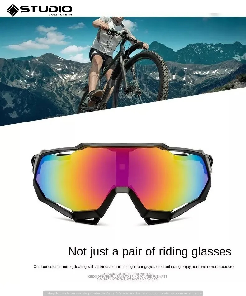 Gafas de sol deportivas de ciclismo y running para mujer