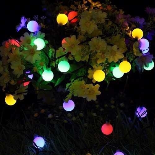 Paquete de 4 luces led - bolas de colores