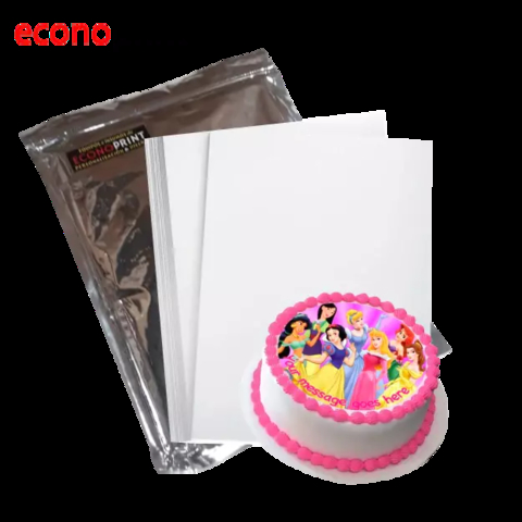 Papel De Arroz Comestible A4 Fototorta Pack X 10 Hojas - TechPrint SAC