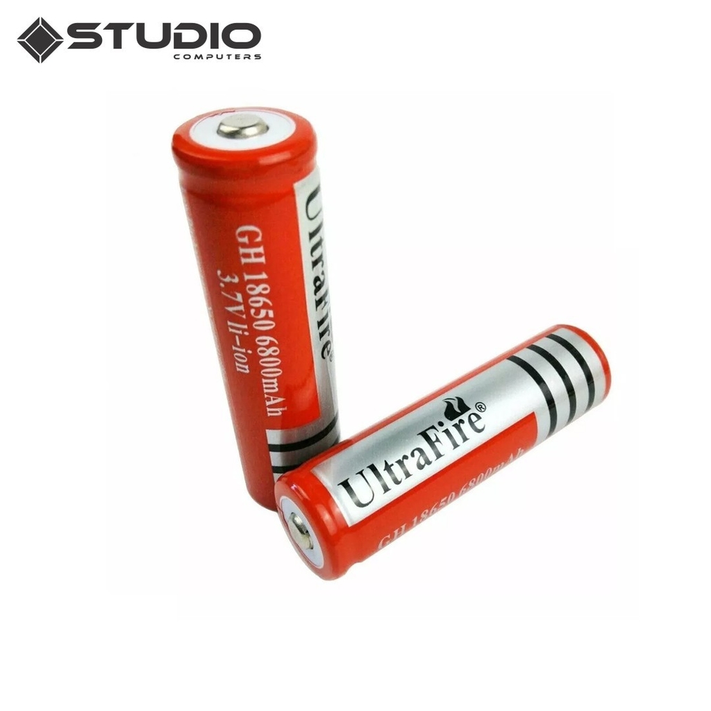 Batería / Pila de litio Recargable 18650 3,7V 6800mAh – Activa Soluciones  Tecnológicas