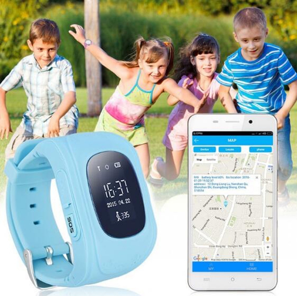  Niños reloj inteligente Q50 niños SIM pulsera