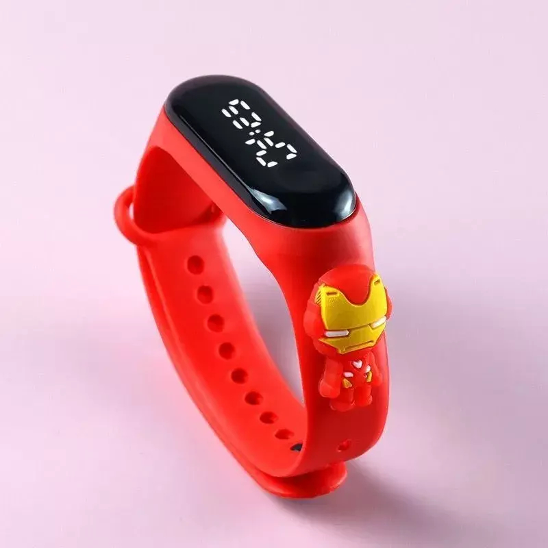 Reloj Infantil Táctil Digital Led Silicona Para Niños Y Niñas