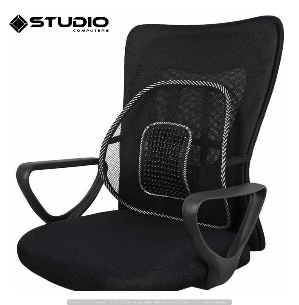 Soporte lumbar para silla de oficina y respaldo de automóvil para aliviar  el dolor de espalda baja, postura saludable y productividad mejorada