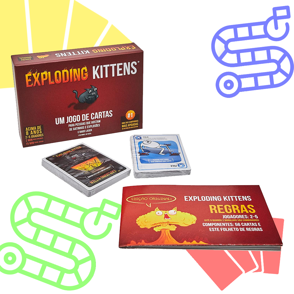 Exploding Kittens jogo de tabuleiro