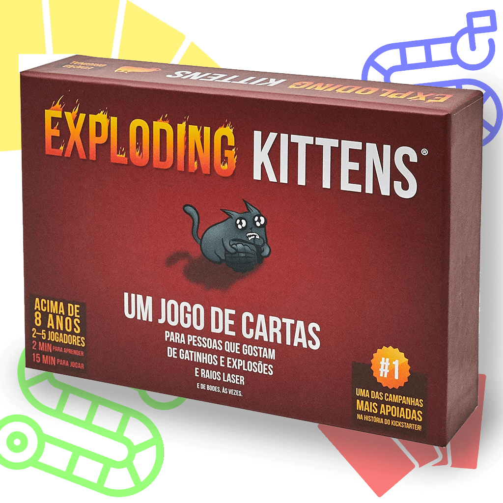 Exploding Kittens jogo de tabuleiro
