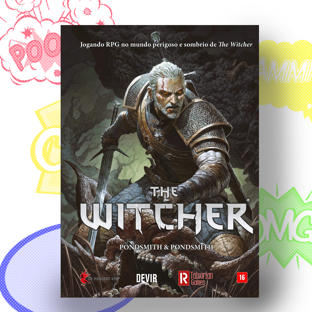 The Witcher Rpg Livro De Rpg Devir por R$199,00