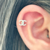 PIERCING INSPIRAÇÃO CHANEL CRAVEJADO - comprar online