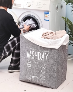 Organizador de cestas de lavandería, carrito de ropa sucia, 240