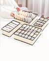 SET ORGANIZADOR DE ROPA INTERIOR x4 BEIGE C/MARRON