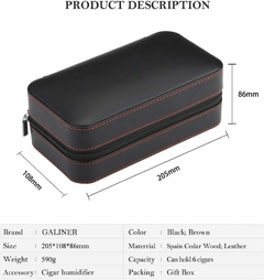 Humidor de viaje Galiner - comprar online