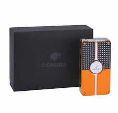 encendedor cohiba 3 llamas con cortador - tienda online