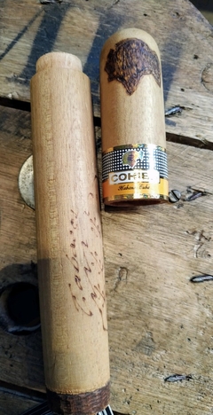 Tubo porta cohiba madera hecho en Cuba  - comprar online