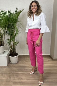 Calça Pink com Elástico