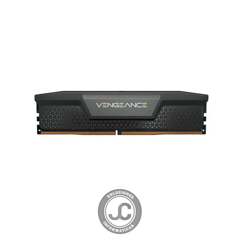 MEMORIA DDR5 CORSAIR 16GB 5200 MHZ VENGEANCE BLACK
