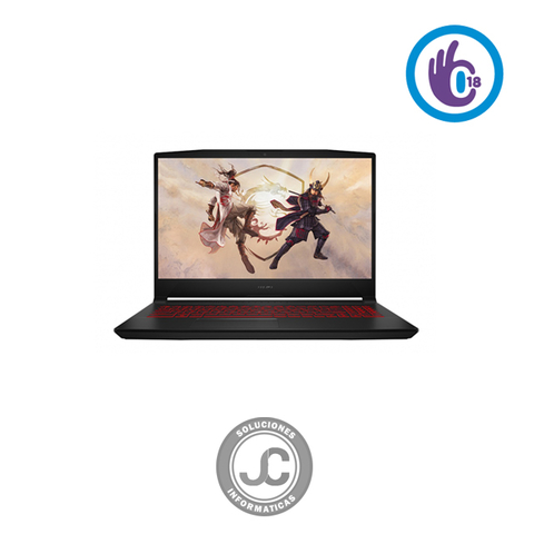 NOTEBOOK MSI KATANA GF76 - INTEL CORE I5 - RAM 8GB - SSD 512GB - RTX 3050 - 17.3" FHD 144HZ - WINDOWS 11H