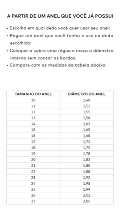 Anel | MiniMar - loja online