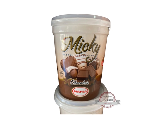 Pasta Micky chocolate por 450 gr
