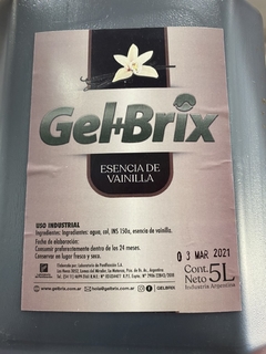 Esencia de vainilla Gelbrix por 5 litros