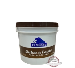 Dulce de leche El Mundo repostero por 10 kilos (POTE PLÁSTICO)