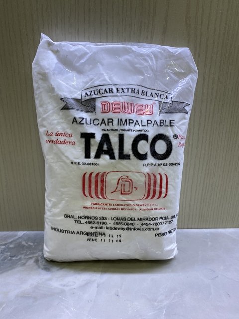 Azúcar impalpable Talco por 1 kilo