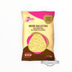 Microgalletitas con cobertura de chocolate blanco argenfrut por 1 kilo