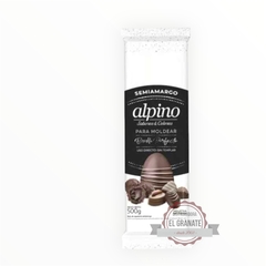 tableta alpino semiamargo por 500 gramos