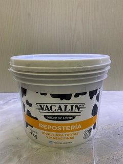 Dulce de leche Vacalín por 4 kilos repostero