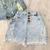 Kit Short Saia Jeans - comprar online