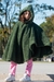 PONCHO KIDS VERDE - BEEHAT