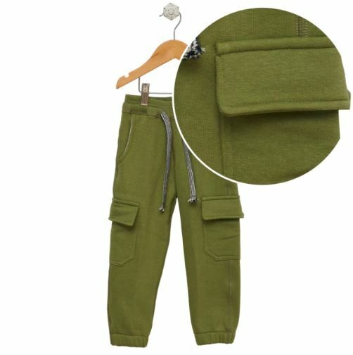 Jogger c/bolsillo lateral (cargo) verde musgo