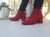 Bota Overglam Rojo Nobuck - OVERGLAM