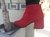 Bota Overglam Rojo Nobuck en internet