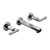 Griferia de Lavatorio Hidromet Flat de pared 84190 lever