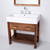 Vanitory Mueble Baño Campi Antique 80 Con Mesada De Loza 3 Orificios