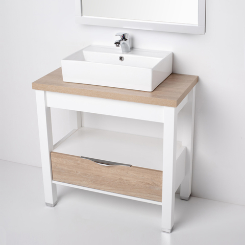 Vanitory Mueble Baño Campi Oak 80