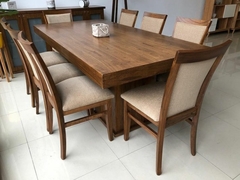 COMEDOR DUBLIN (Mesa rectangular + 8 Sillas Emma)