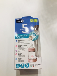 Perfect 5 150ml 0m+ Flujo lento Rosa - CHICCO (8058664137299)