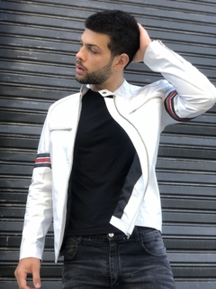 Campera blanca de hombre