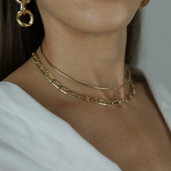 Choker Larissa - corrente elos largos - comprar online