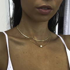 Choker Jeri - ródio branco